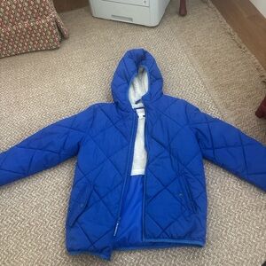 Cat & Jack Vibrant Blue Puffer Jacket